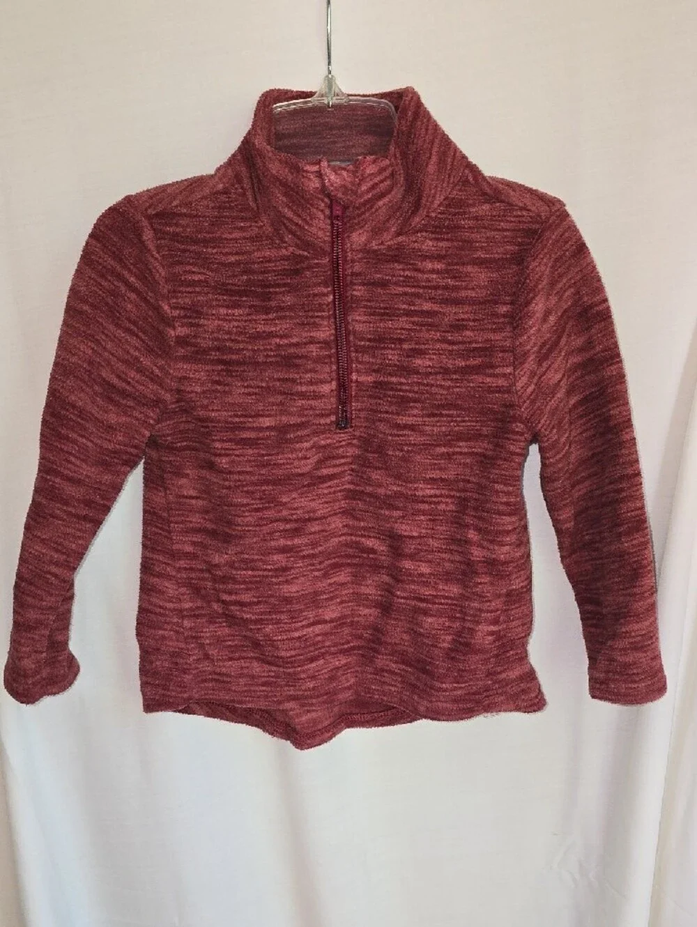 Old Navy Marled Half-Zip Turtleneck Sweater - Wine Red